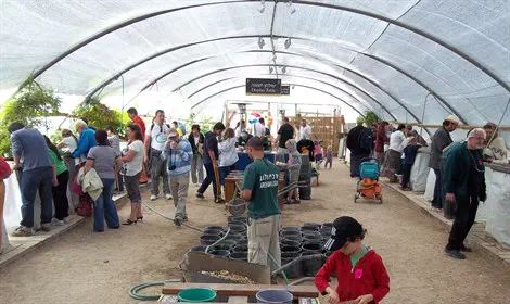 סינון עפר בעמק צורים