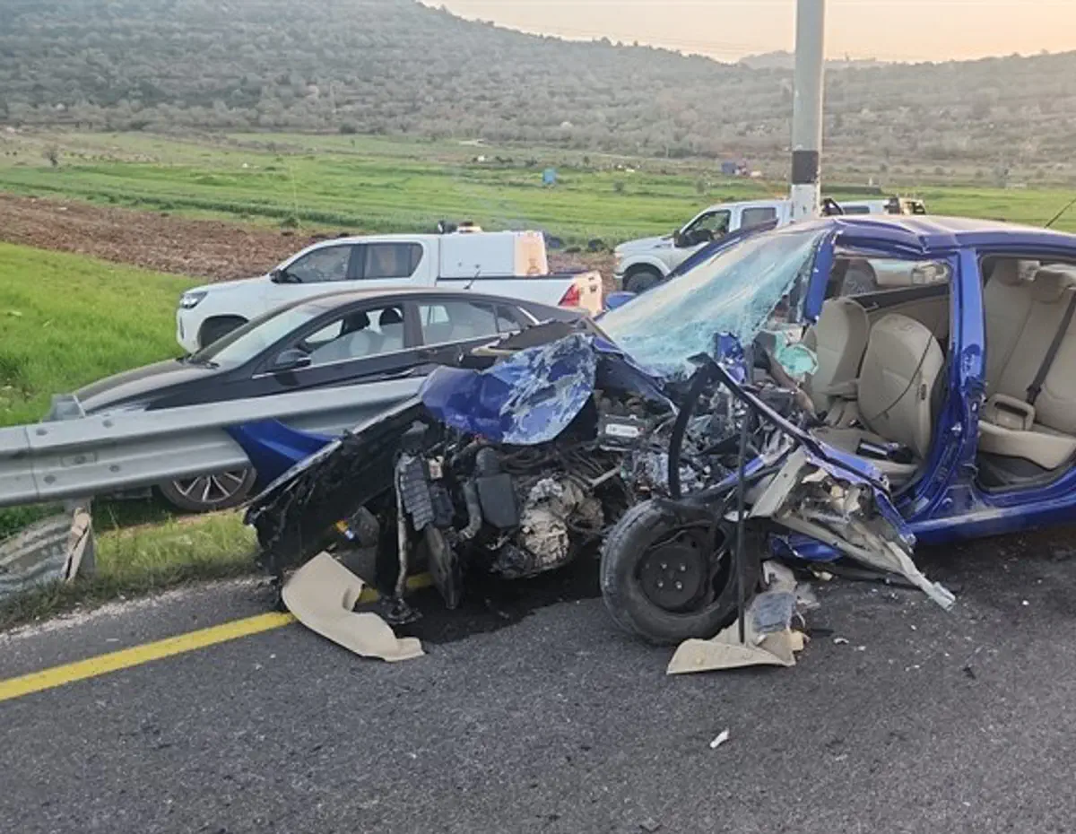 Collision in Benjamin: the vehicle overturned, the girl was injured.  Arabs said to the driver “well done”