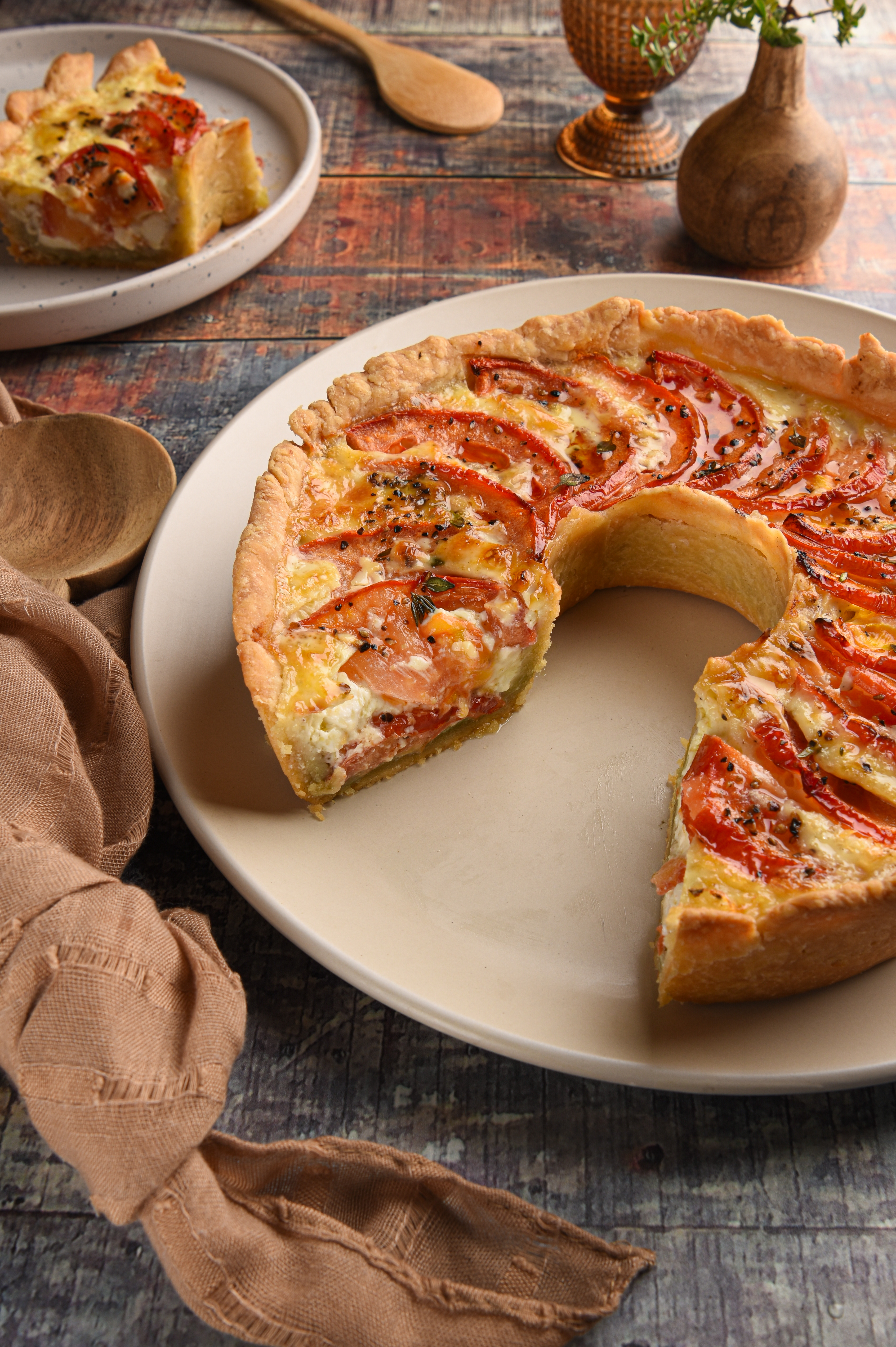 פאי עגבניות וגבינות