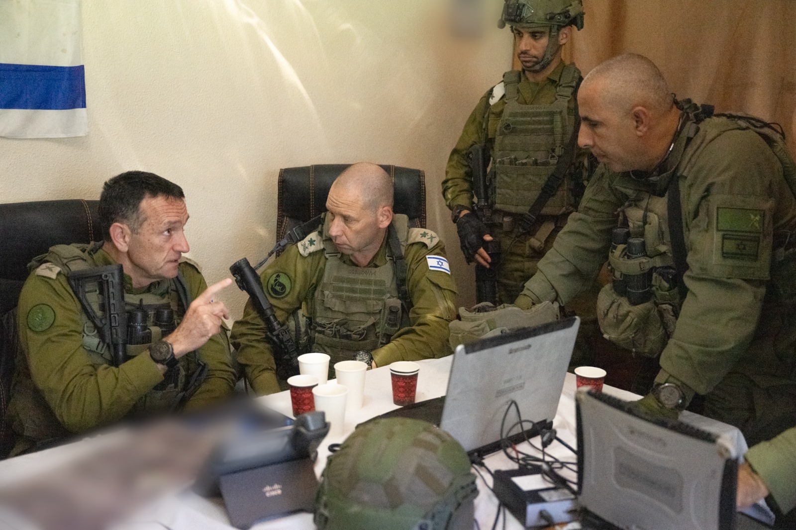 הרמטכ"ל בהערכת המצב בשיפא