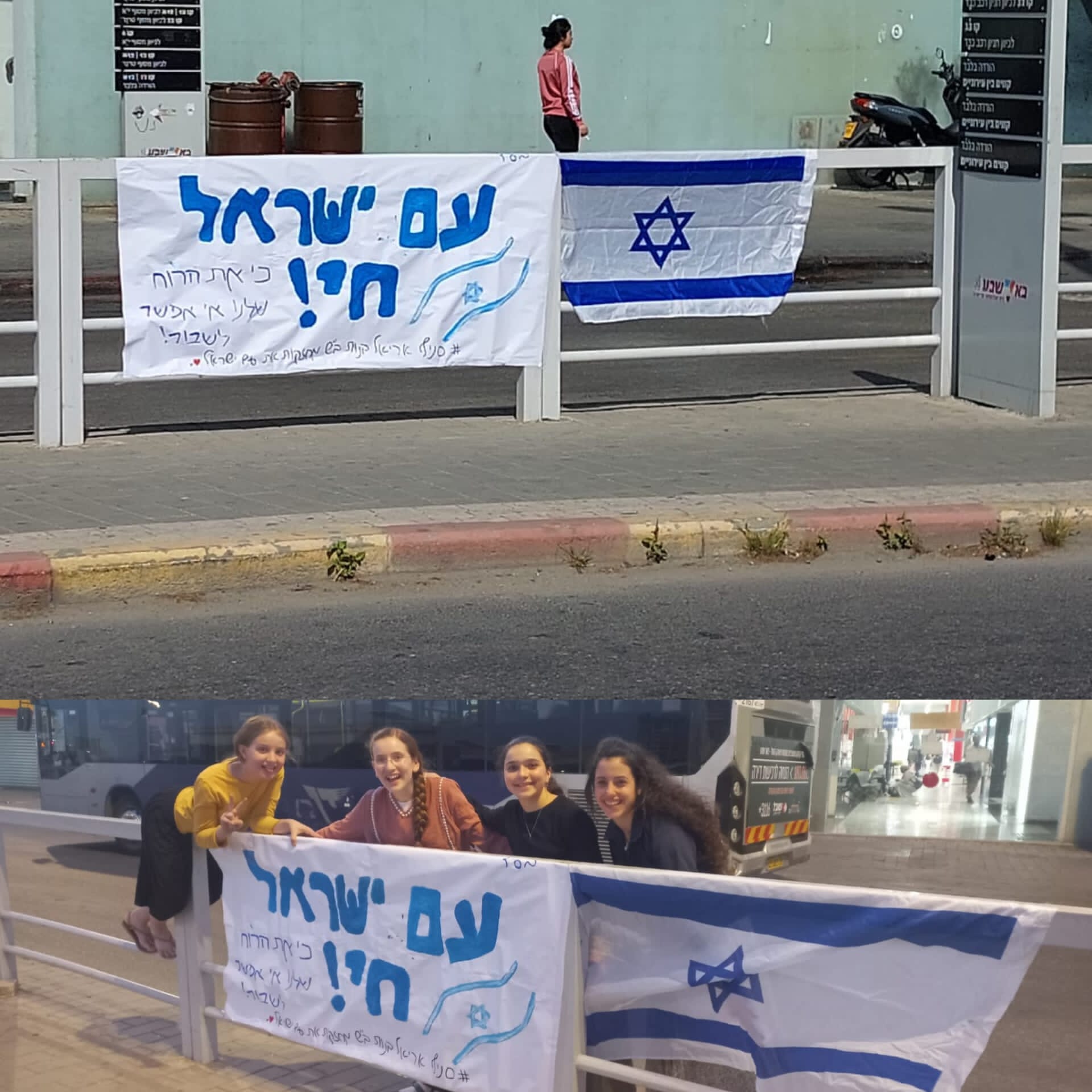 השלטים שנתלו