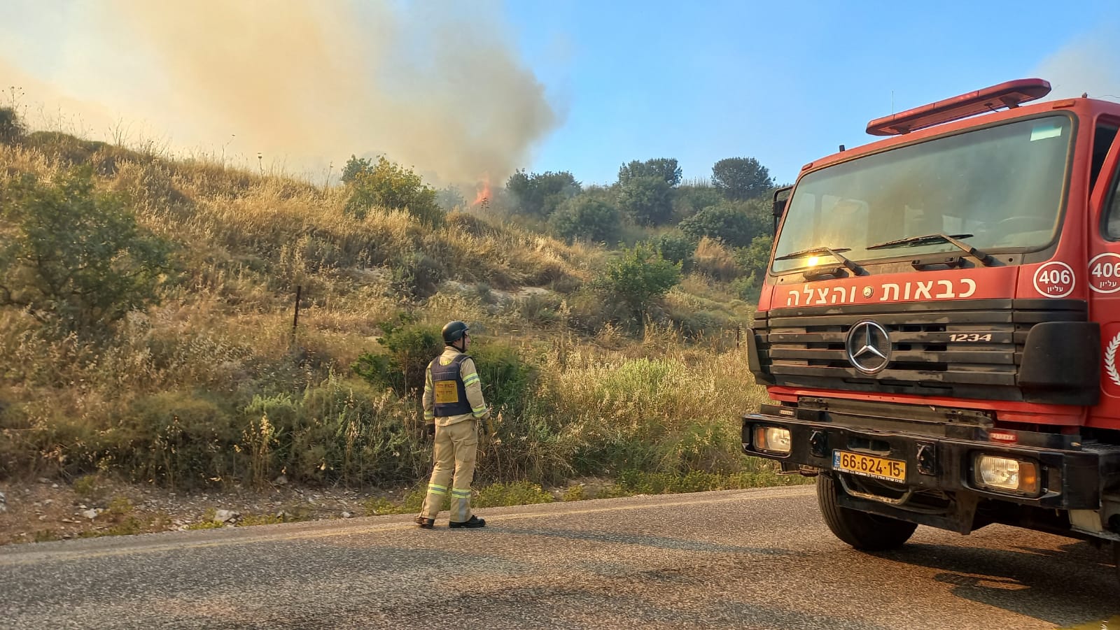 הטיפול בדליקה בין מלכיה לדישון 