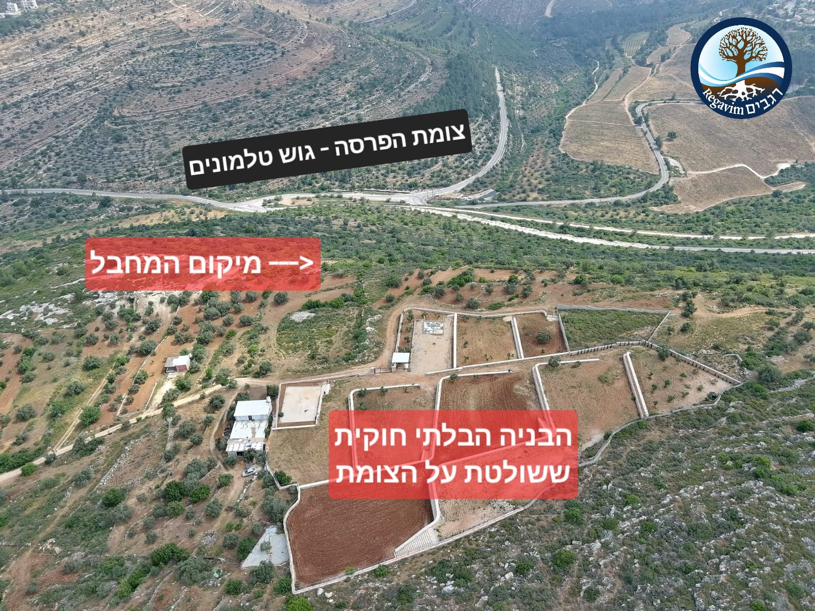 תרשים של האזור