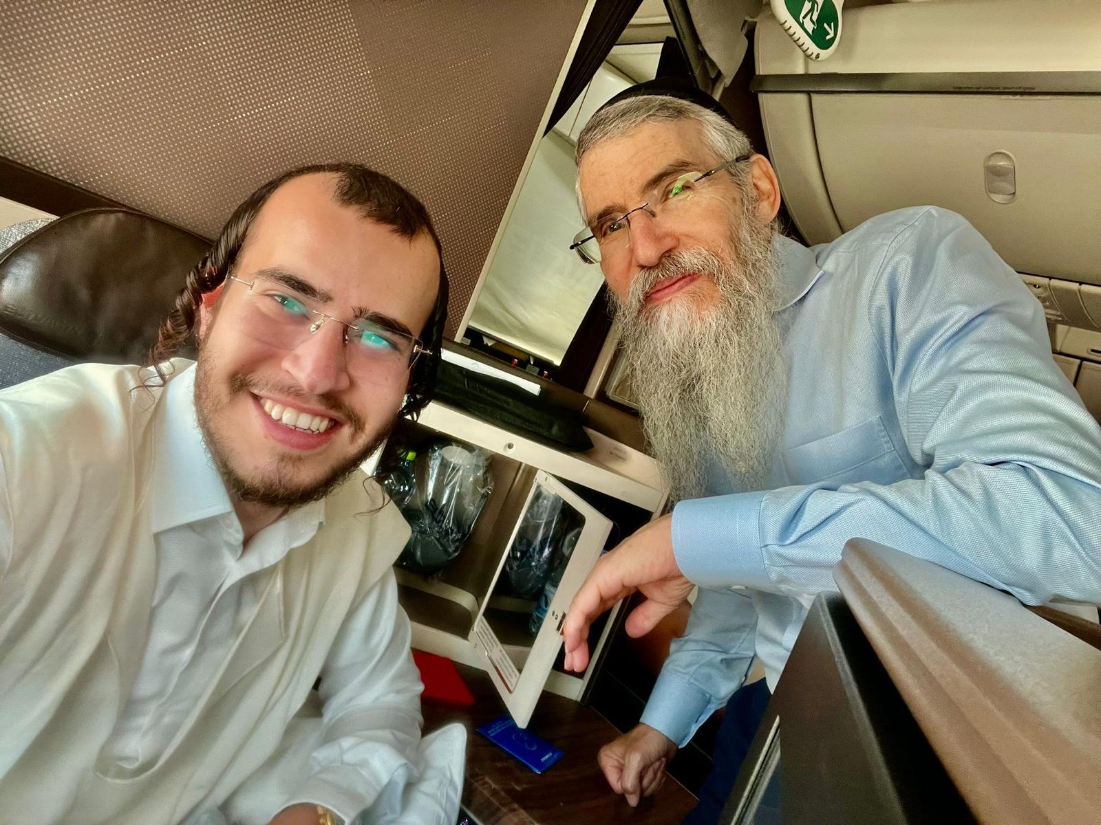 פריד ושטיין במטוס