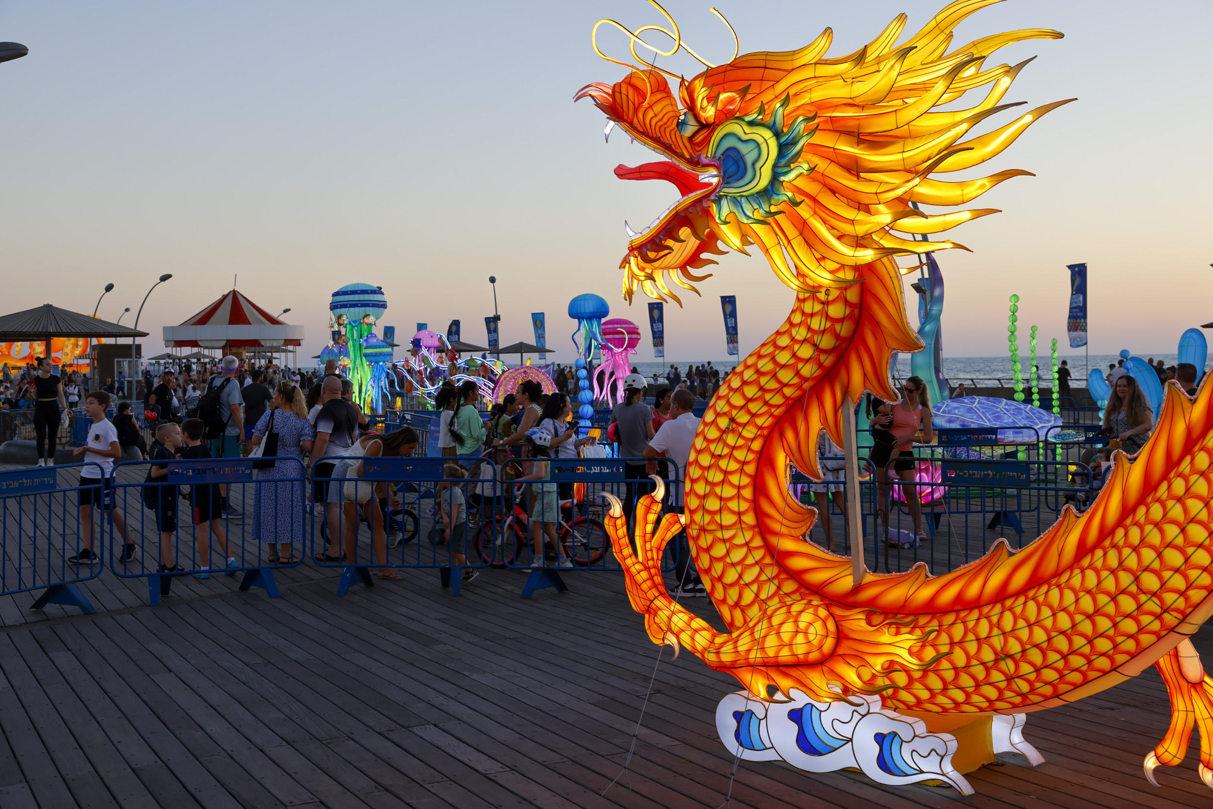 פסטיבל האורות בנמל תל אביב