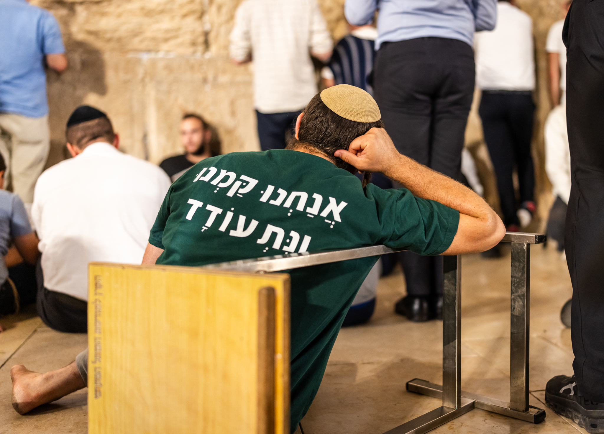 ליל תשעה באב בכותל המערבי, השבוע