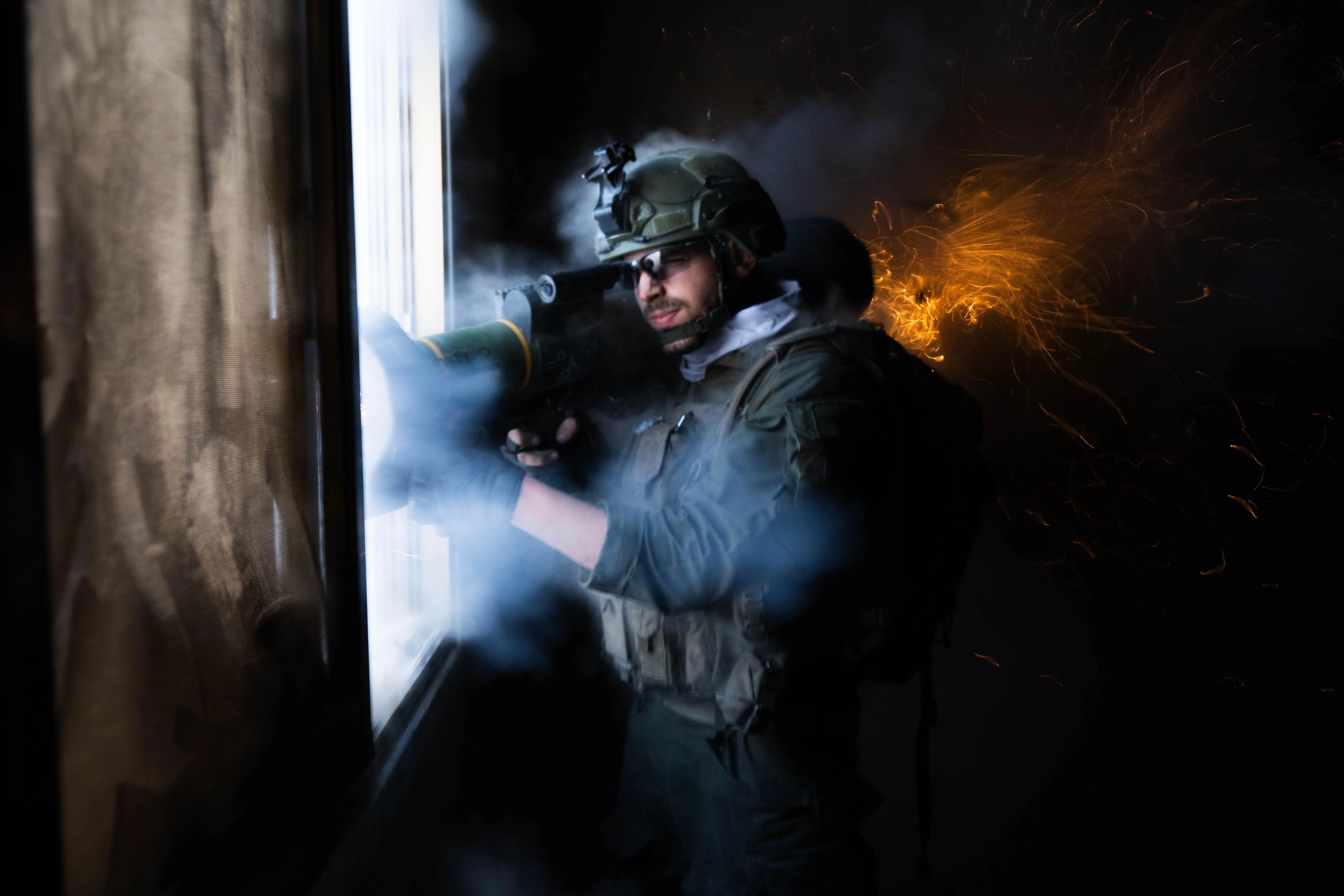 ירי מטאדור במחנה הפליטים חאן יונס