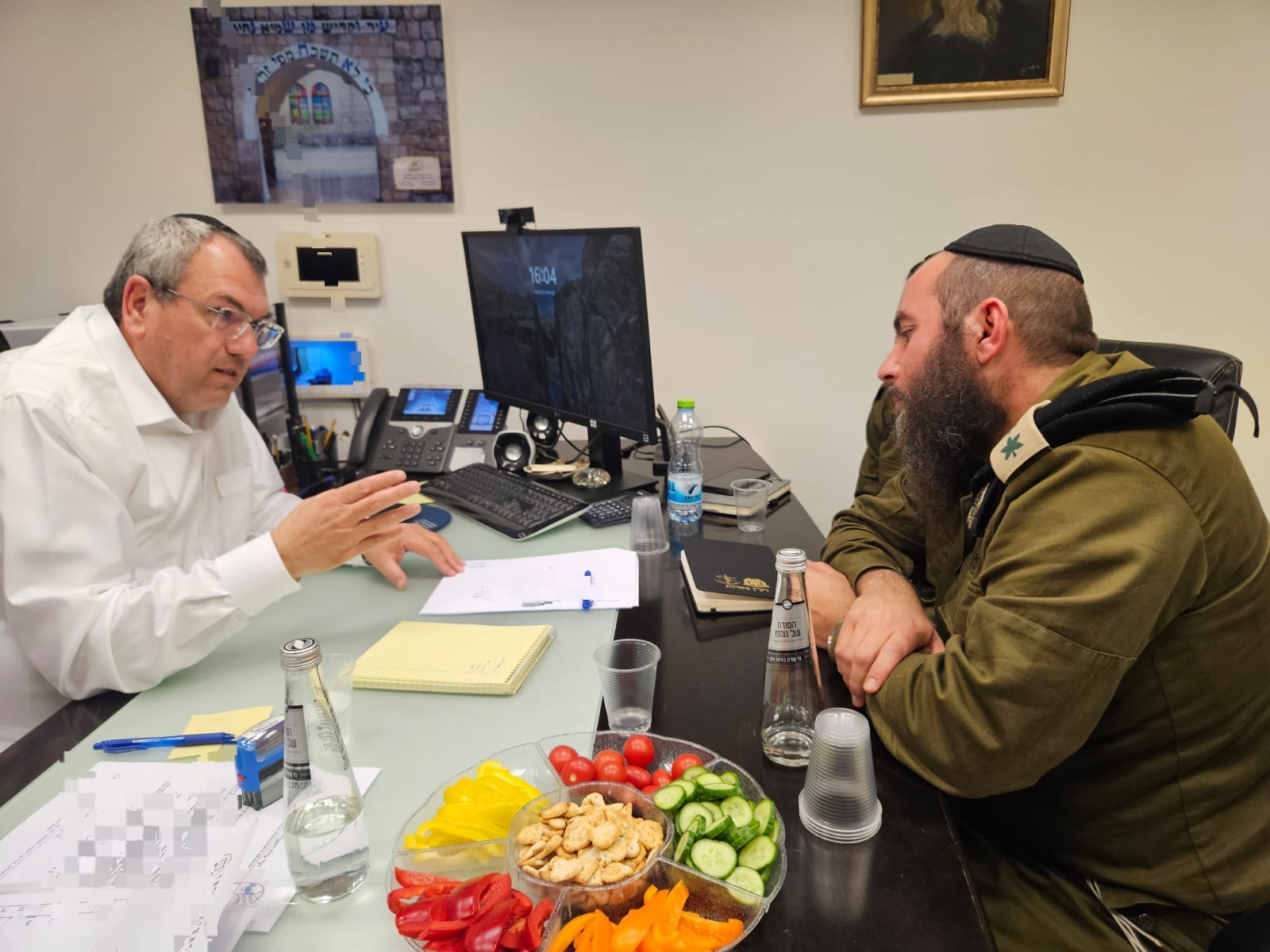 הרב שמואל ערד וכהן במפגש