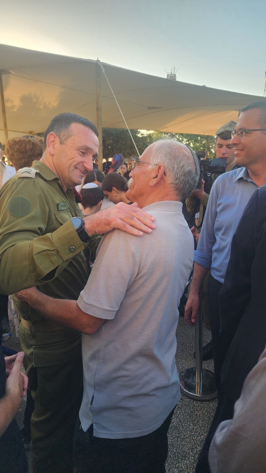 ז'אבו עם הרמטכ"ל הרצי הלוי