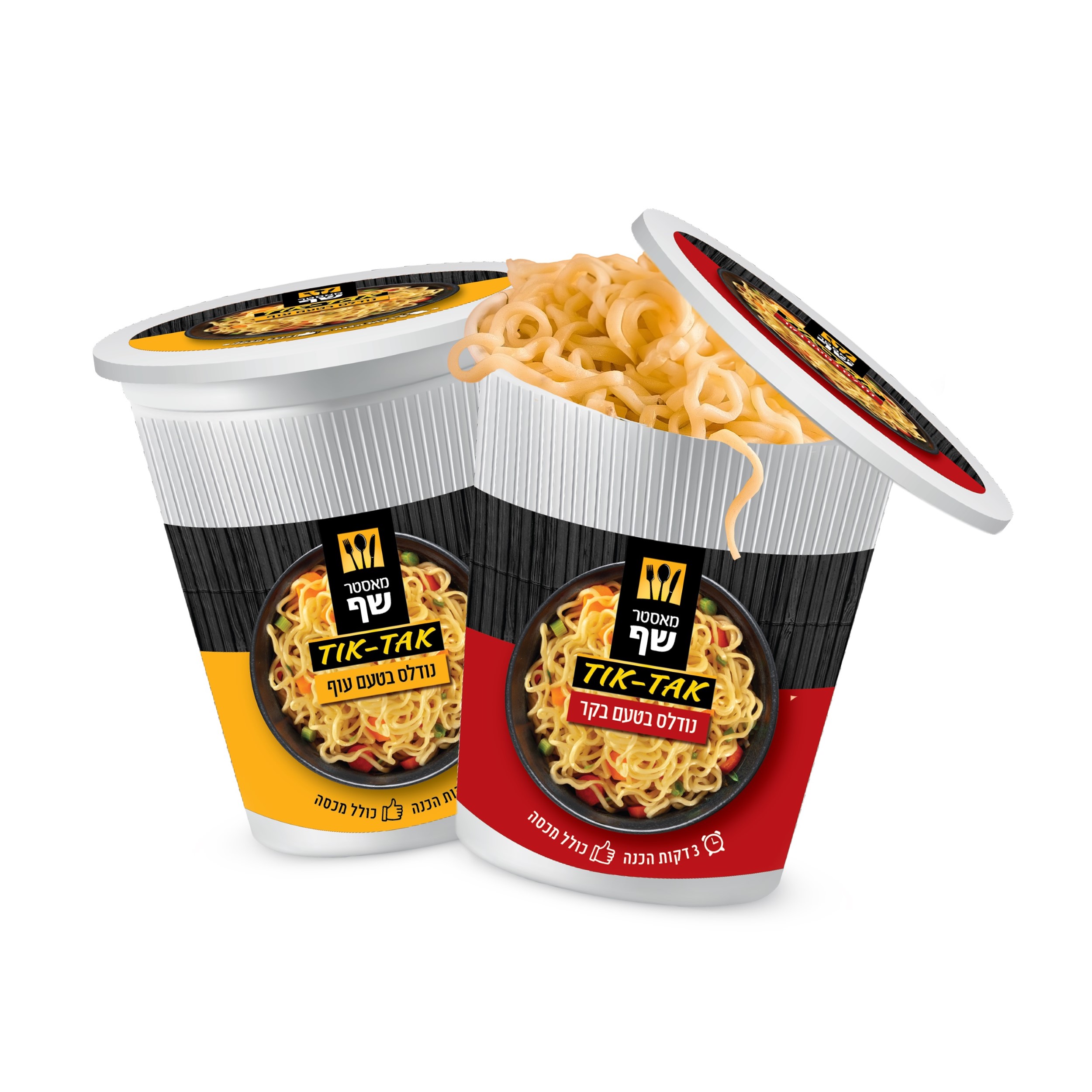 טיק טאק נודלס בטעם בקר ועוף