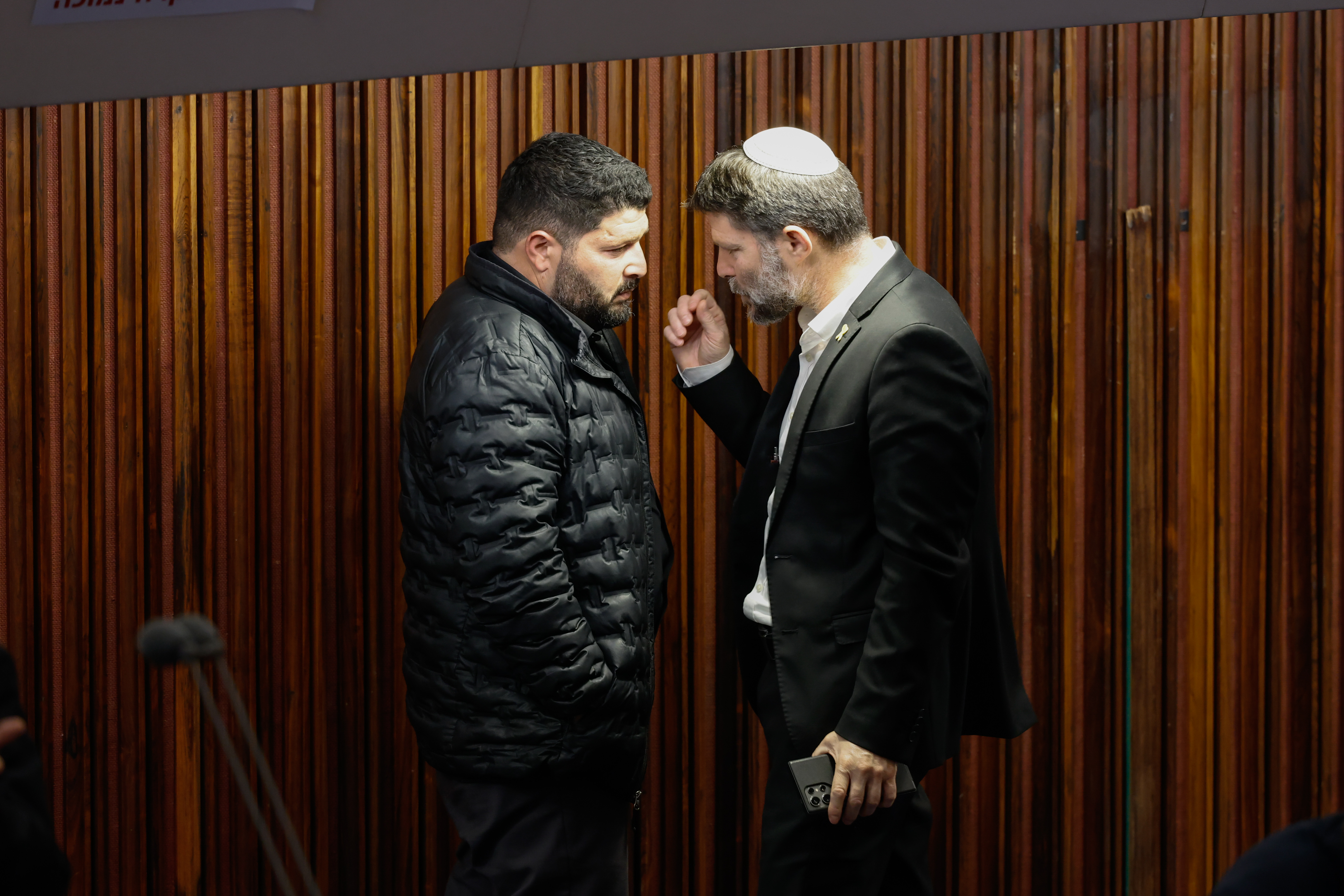 השר סמוטריץ' עם ח"כ אלמוג כהן