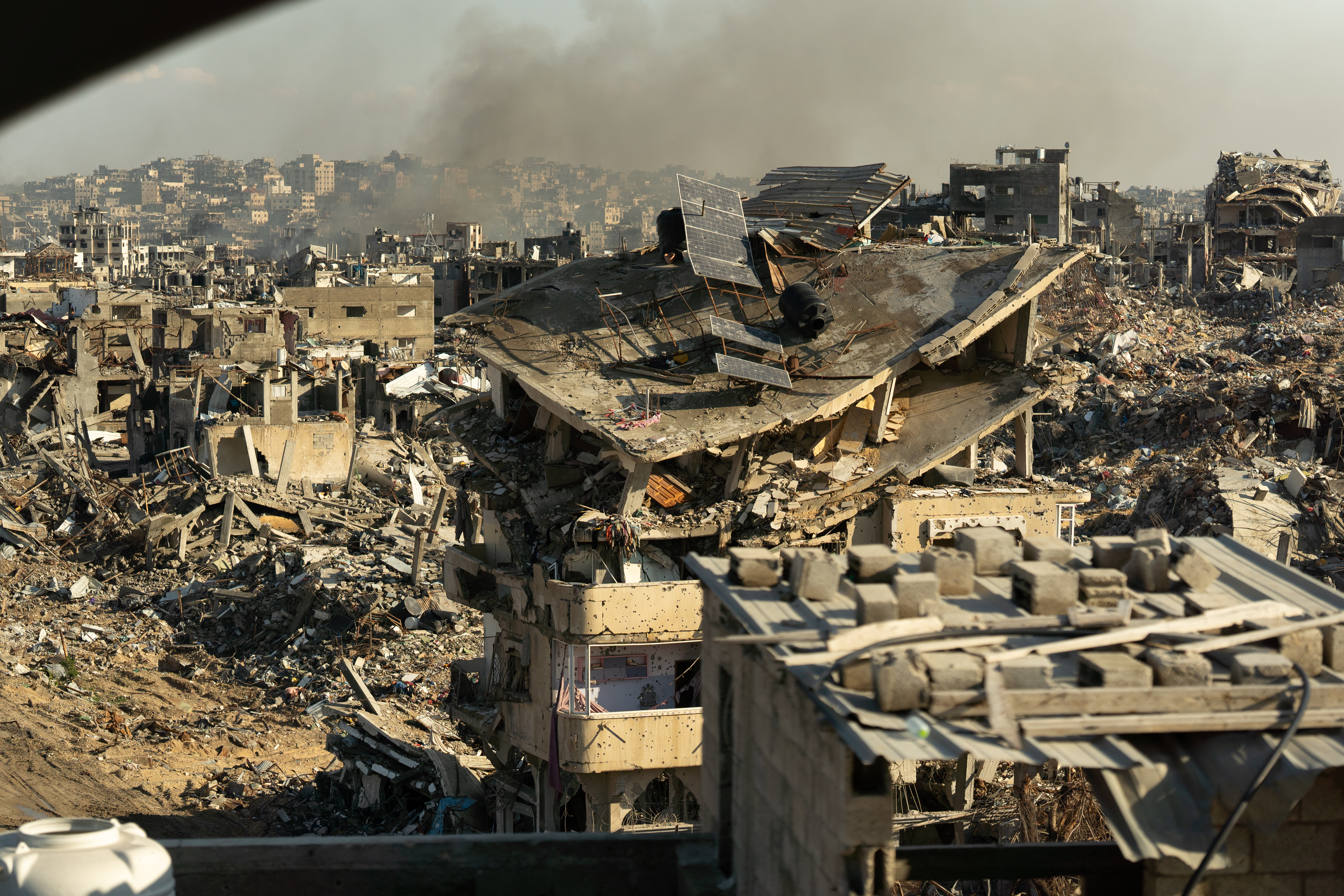 ההרס במחנה הפליטים ג'באליה