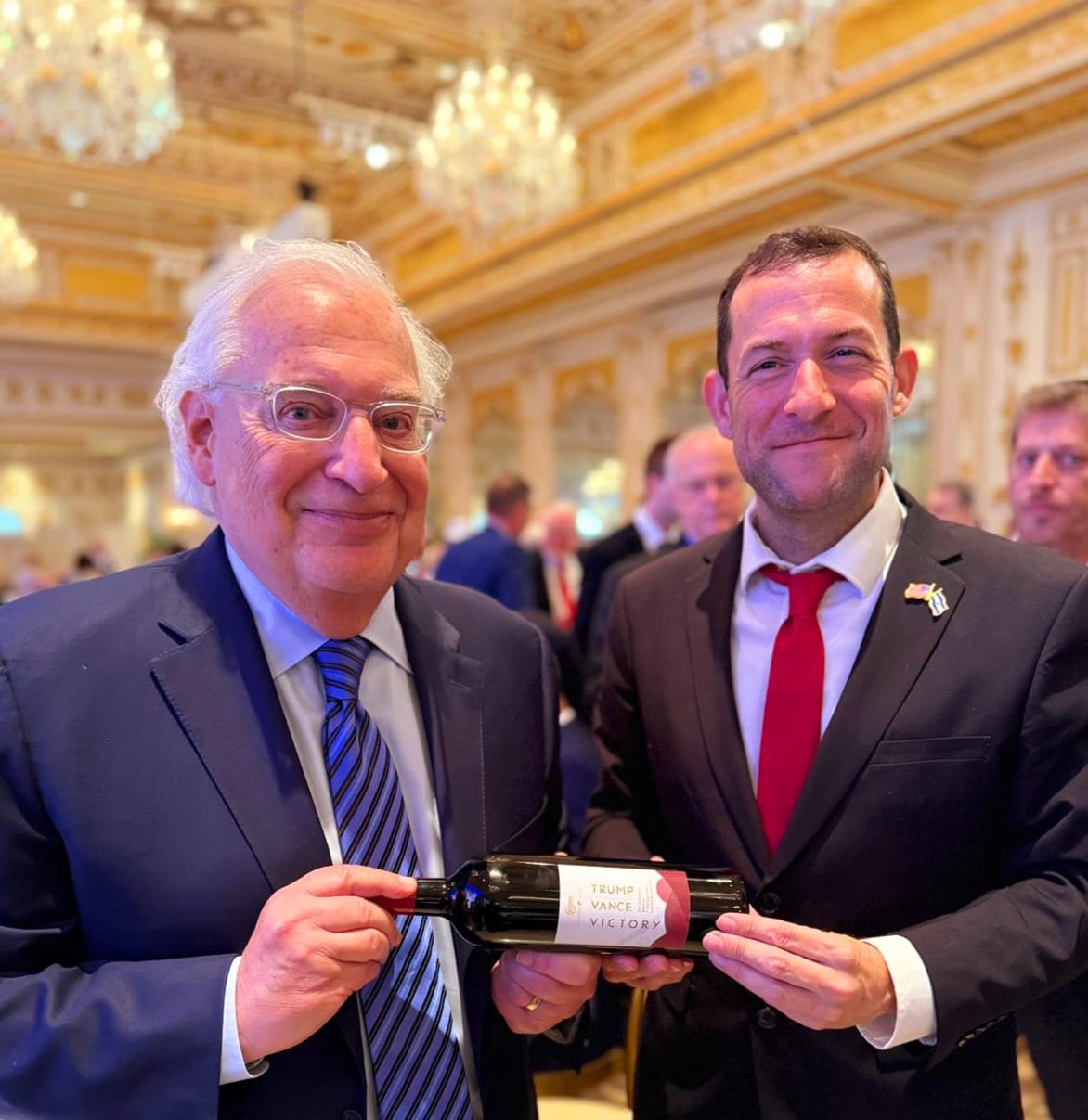 דגן עם השגריר לשעבר פרידמן