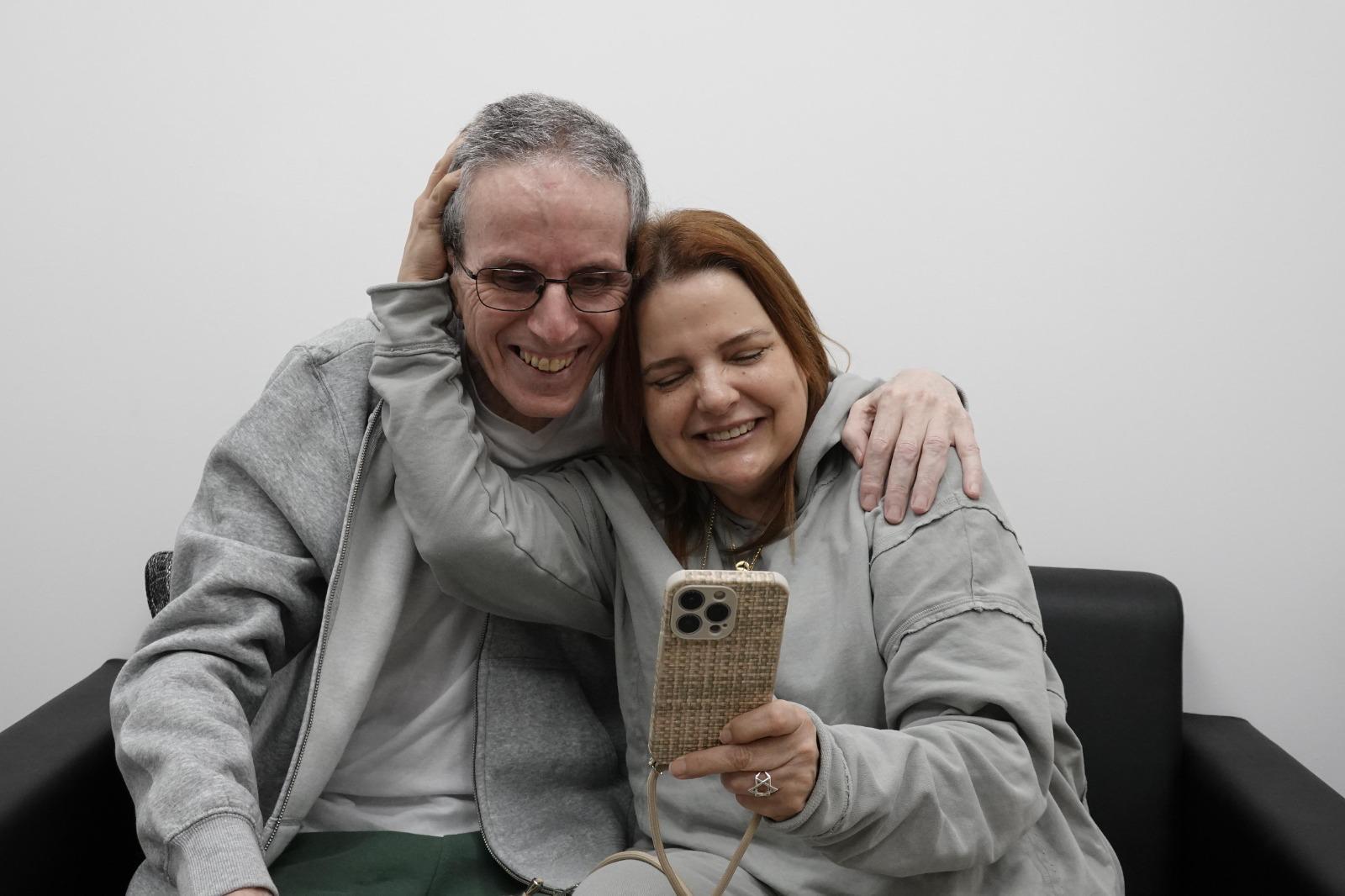 אוהד בן עמי בנקודת הקליטה