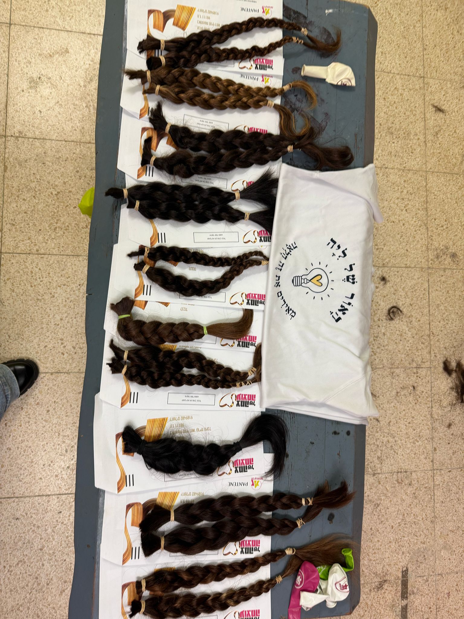 תרומות שיער במיזם 'האור של ליה'