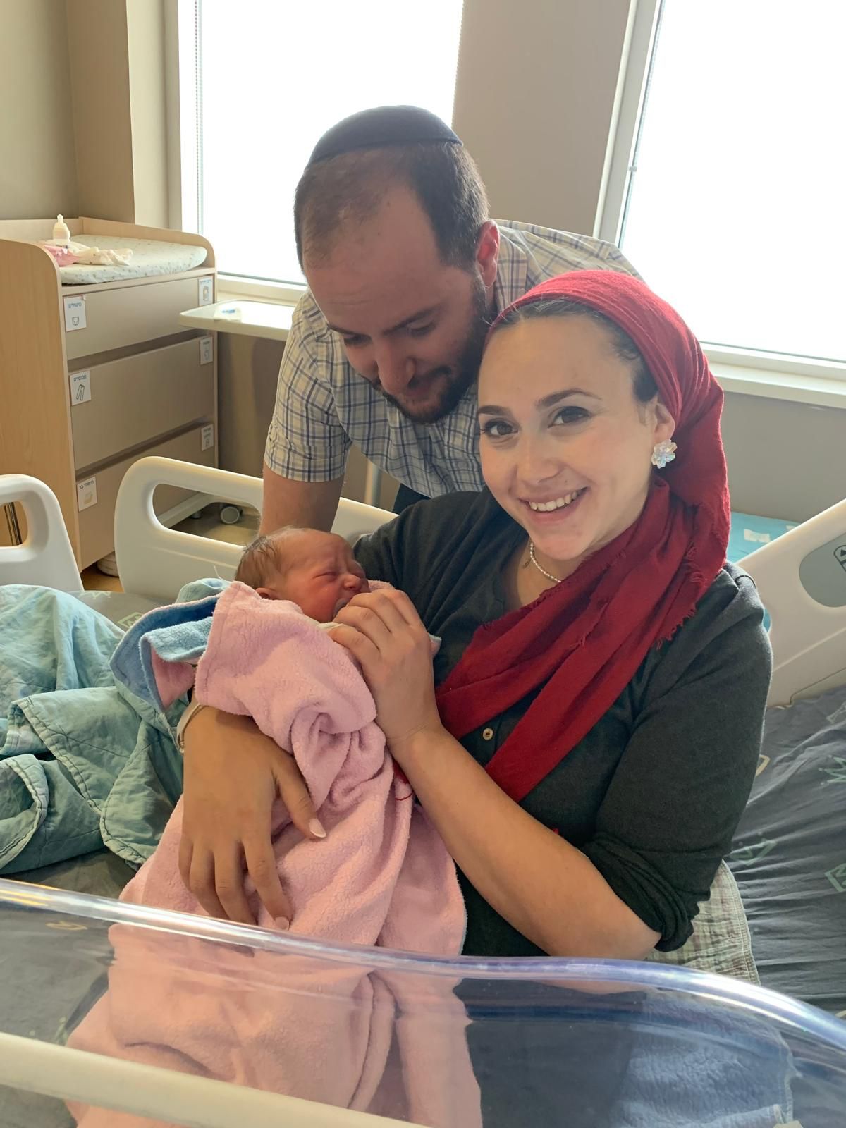 עם הבת שהצטרפה למשפחה