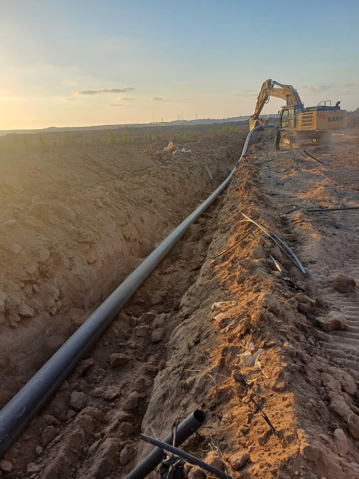 אטימת המנהרה בצפון הרצועה