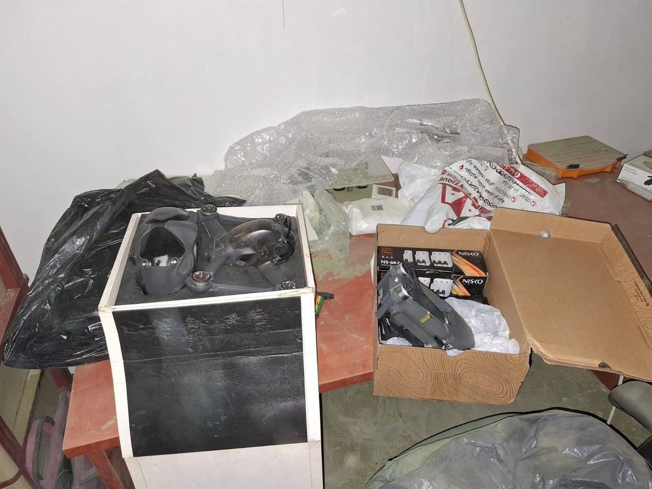 הרחפנים שנתפסו 