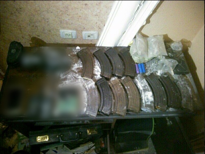 חלק מהציוד שנתפס