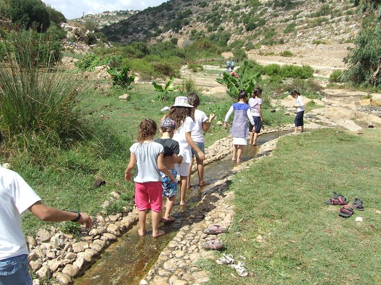 מטיילים בפארק קנה