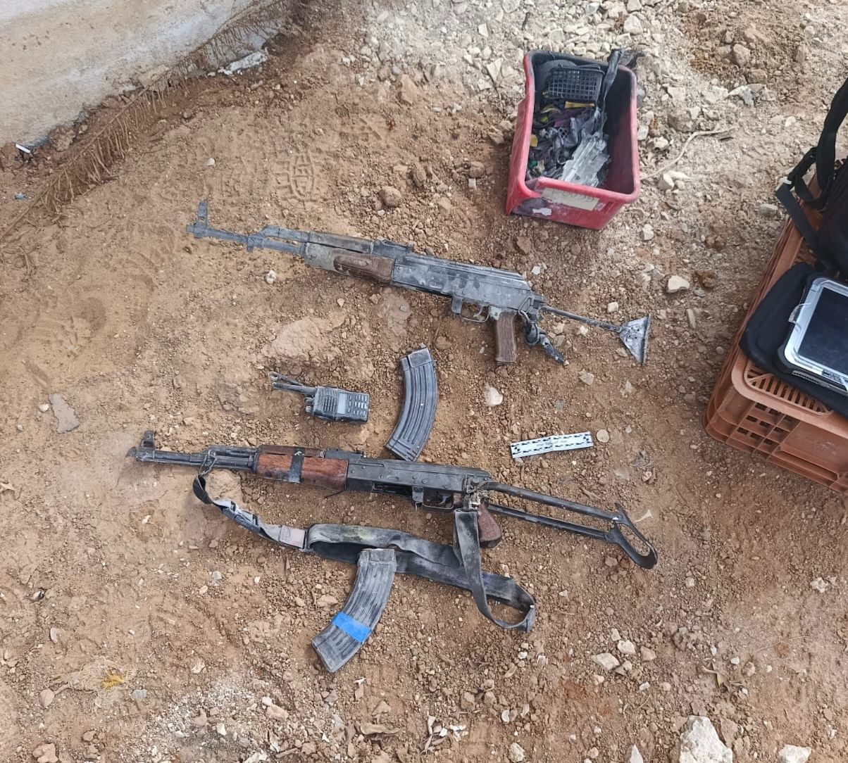 הציוד שנתפס בבארי