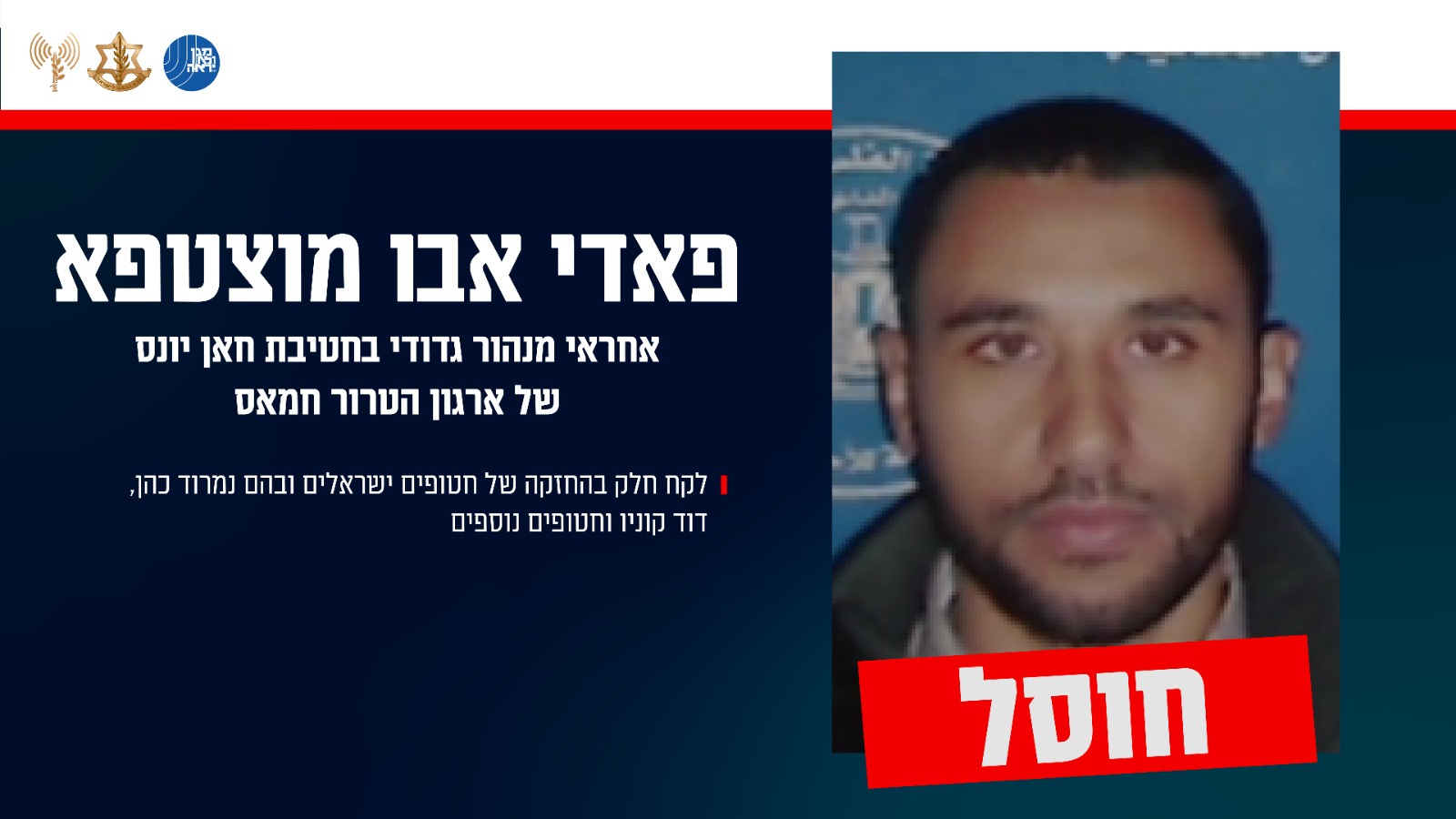 המחבל פאדי אבו מוצטפא