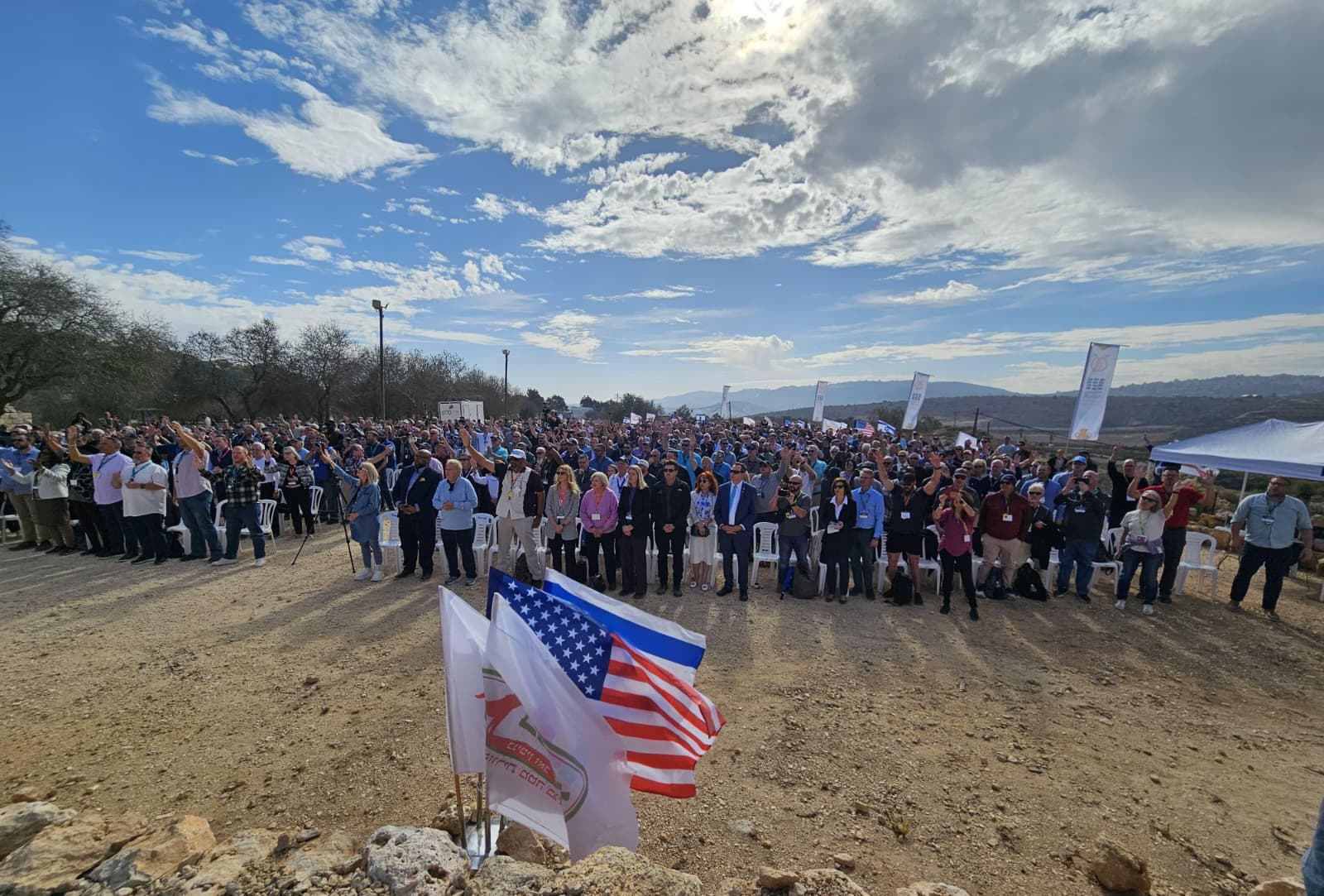 חברי המשלחת בבנימין