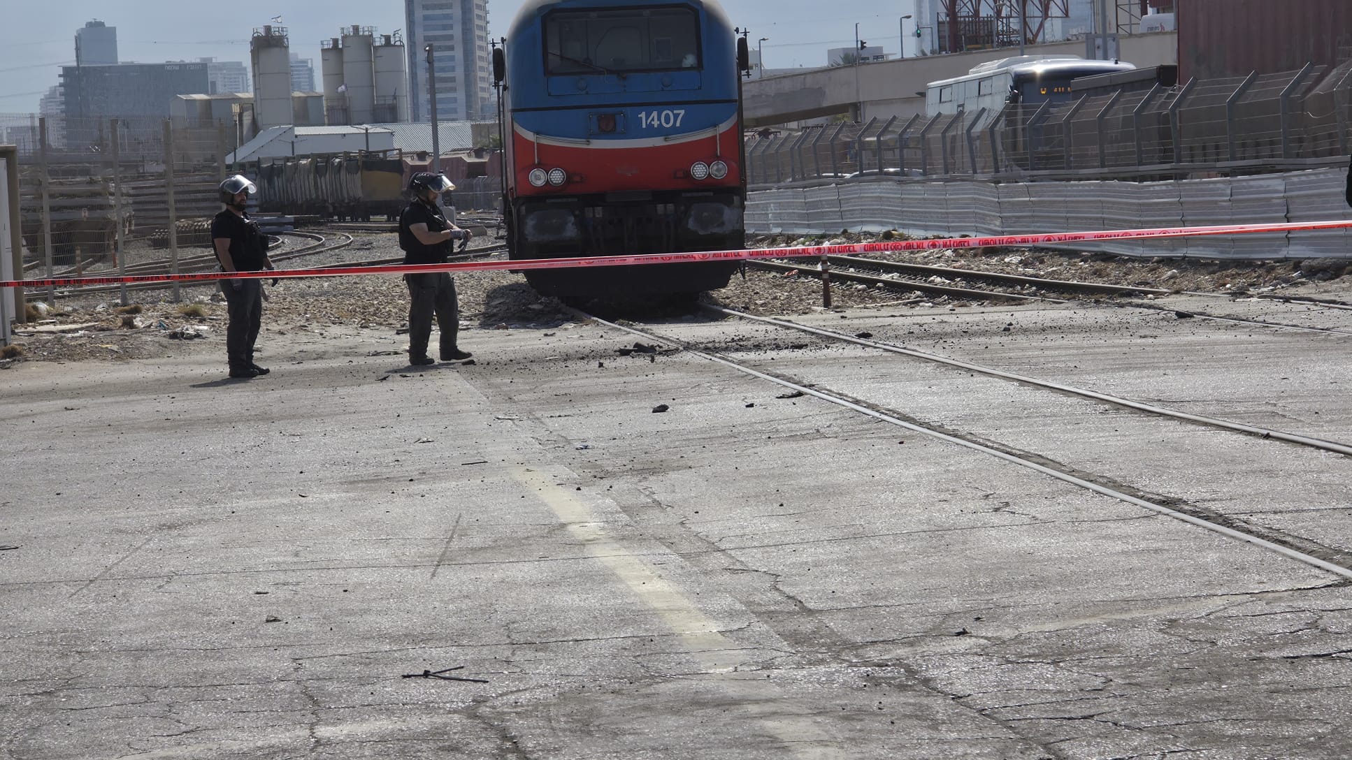 הנזק לפסי הרכבת