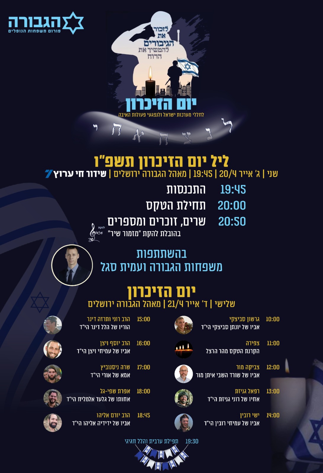 ליל יום הזיכרון תשפ"ו