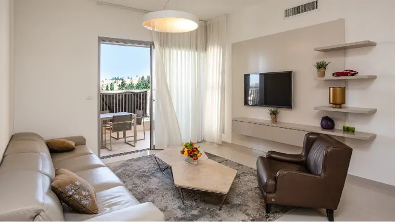 הדמיית הדירה שתוגרל בין התורמים