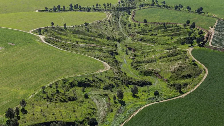 נחל צידה לפני הטיפול
