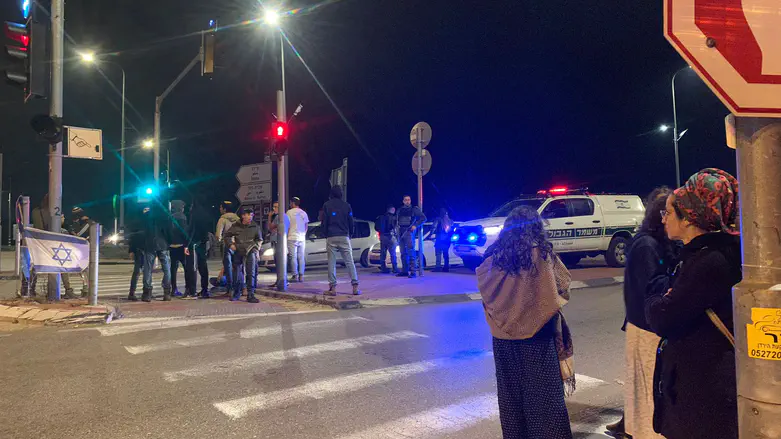 הפגנה בצומת שילה