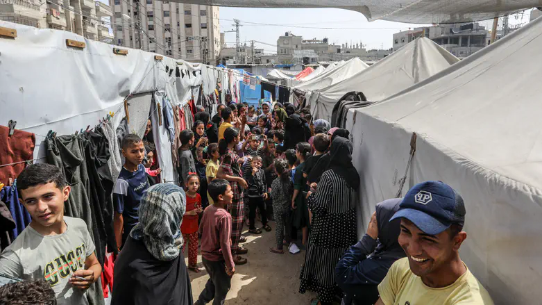 מאהל פליטים ברפיח