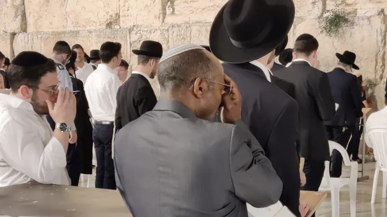 משה סולומון בכותל