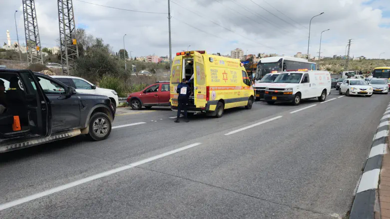 זירת הפיגוע בצומת גיתי אבישר