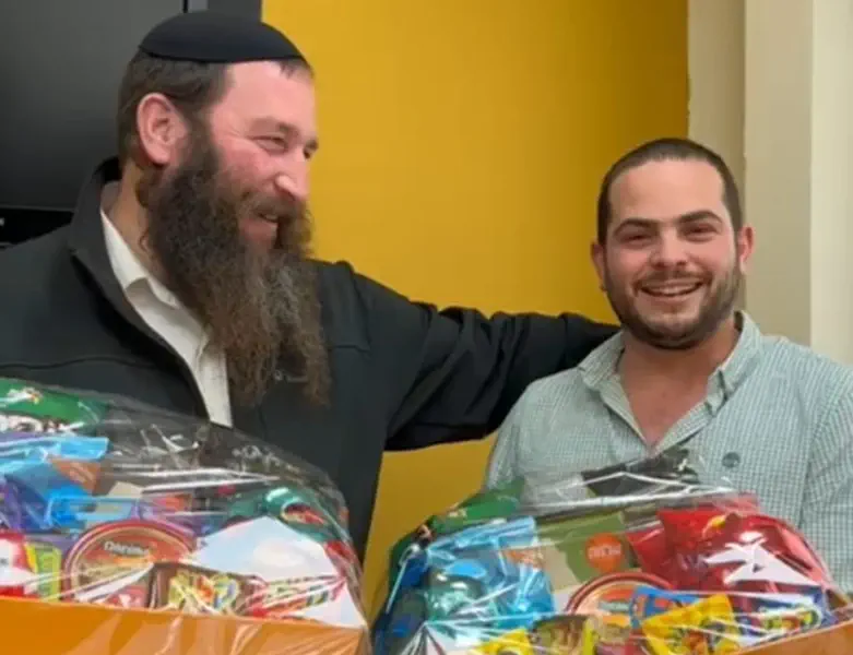 הרב פרץ אינהורן ונחשון פופוביץ