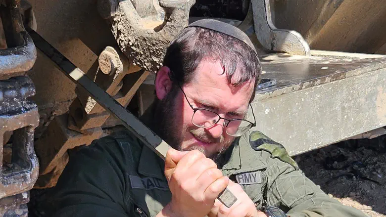 הרב איתמר פריש במילואים