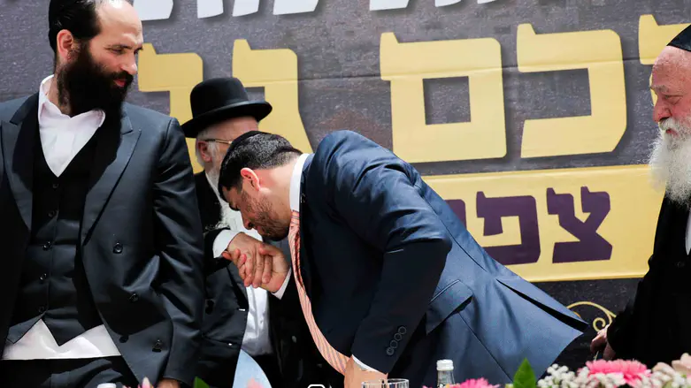 ראש העיר עם הרב אליהו