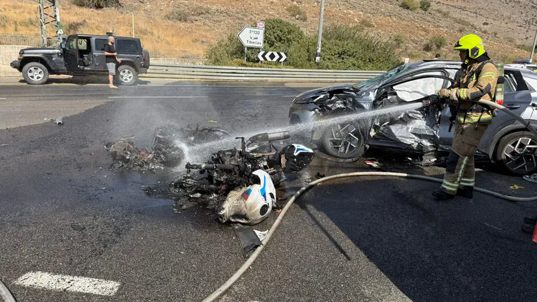 זירת התאונה