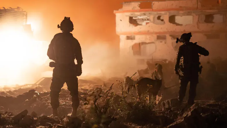 פעילות כוחות אוגדה 98 בעיר עזה