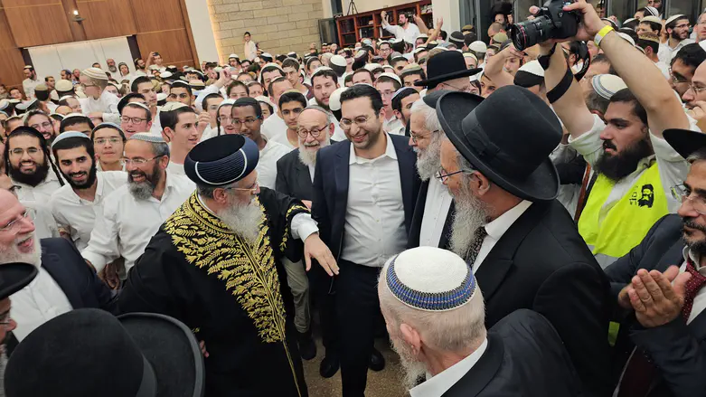 הרב יוסף עם השר וסרלאוף