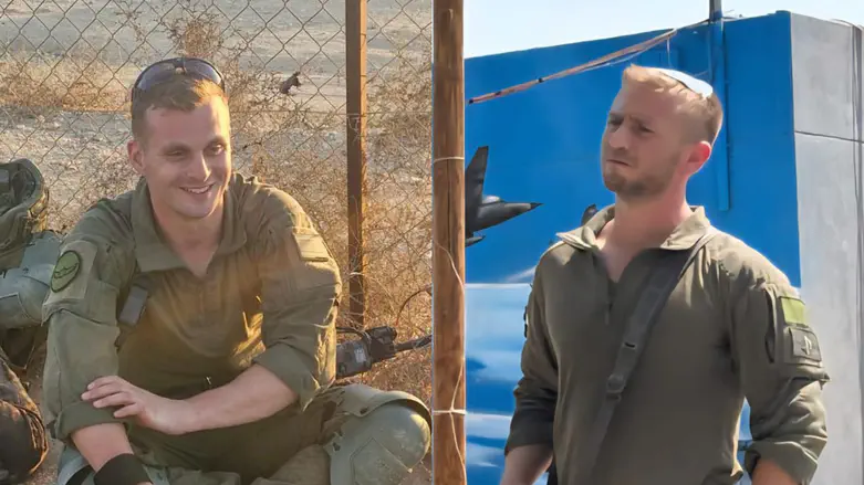 רס"ן יניב קולא וסמ"ר איתי יעבץ