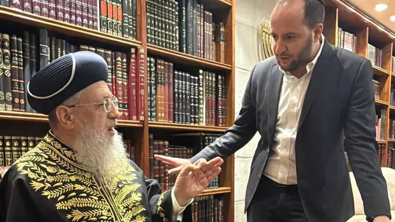 לוי עם הרב יוסף