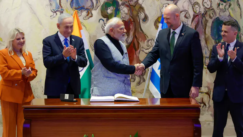 ראש ממשלת הודו בכנסת