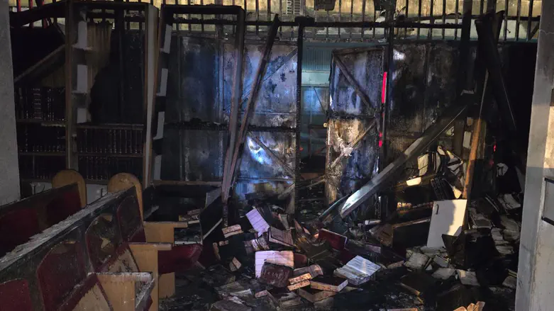 בית הכנסת שנשרף ברמלה