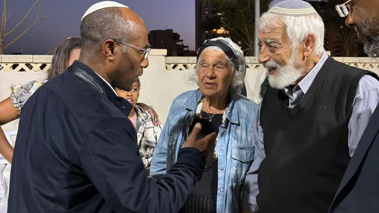 סולומון יחד עם אילן וסילביה מורנו