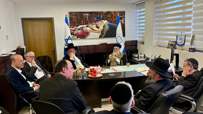 רוטמן עם הרבנים