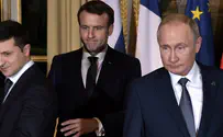 מקרון נגד פוטין: "עשה טעות ענקית"