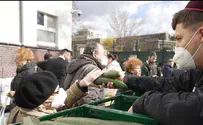 הילדים היתומים מאוקראינה חילקו קמחא דפסחא