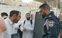 המשטרה תמנע הצבת מחיצה בעזרת ישראל